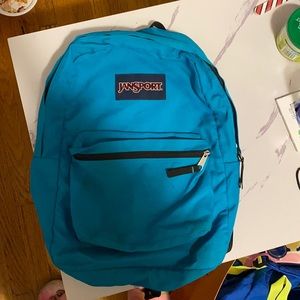 Jansport blue backpack